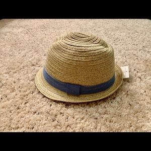 Kids Wooven Hat with ribbon